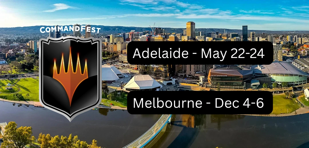 CommandFest Adelaide 2026 announcement, Magic: The Gathering Commander event in Australia