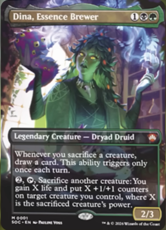 Dina, Essence Brewer — Witherbloom Commander