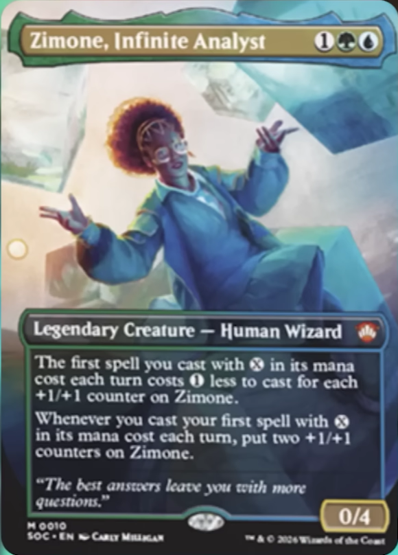 Zimone, Infinite Analyst — Quandrix Commander